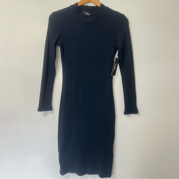 Lulu's Navy Blue Bodycon Dress - Picture 9 of 11